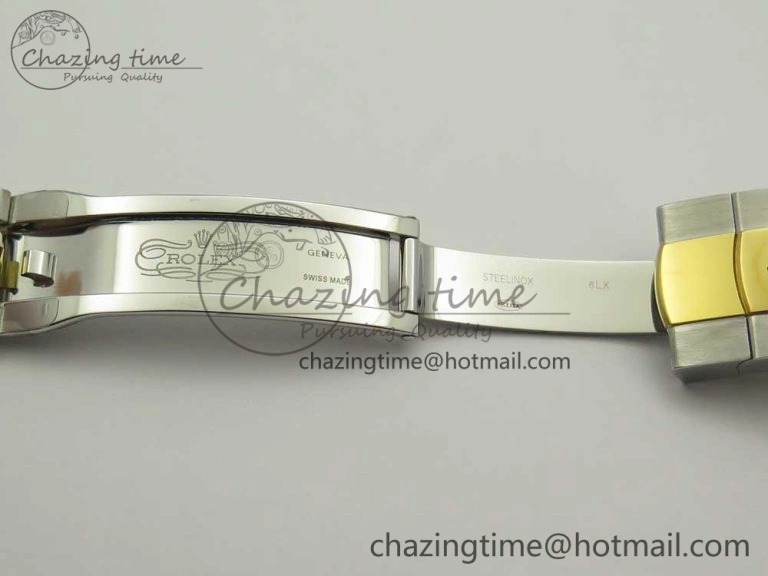 Sleek DateJust 41 126334 904L SS YG DJF 1:1 Best Edition Gold Dial Sticks Markers on SS YG Jubilee Bracelet A 3249