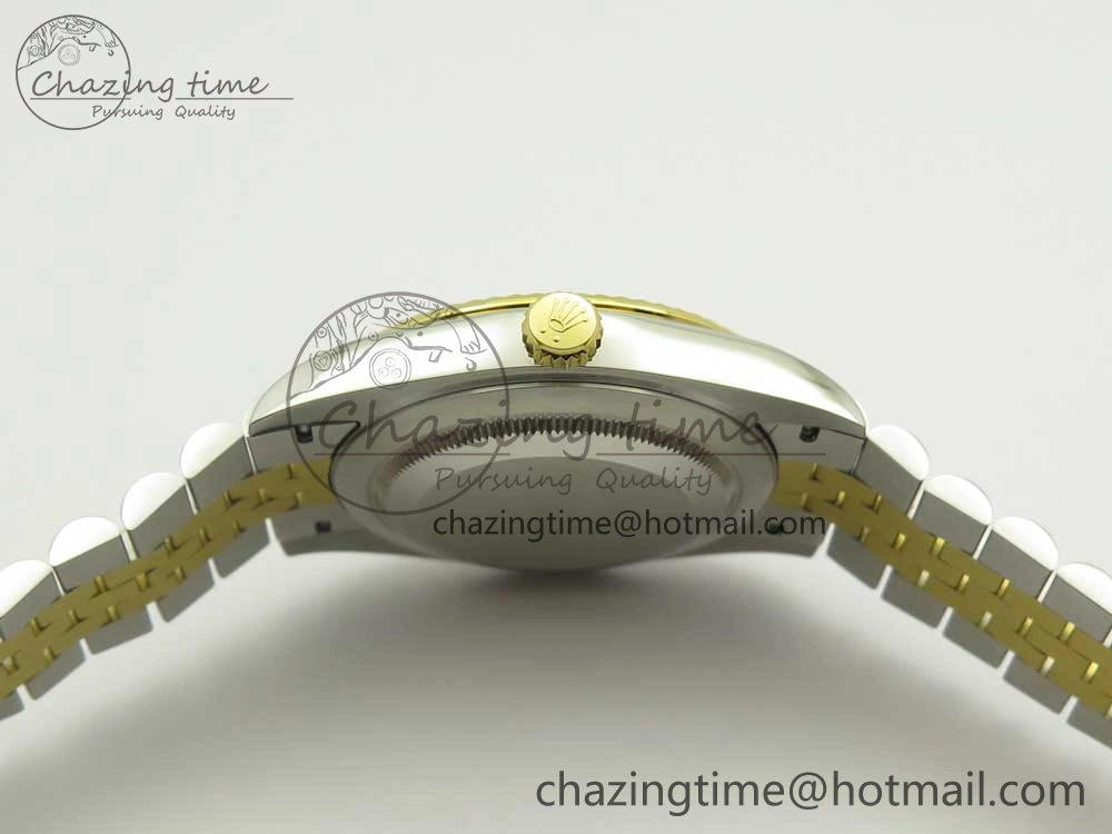 Sleek DateJust 41 126334 904L SS YG DJF 1:1 Best Edition Gold Dial Sticks Markers on SS YG Jubilee Bracelet A 3249