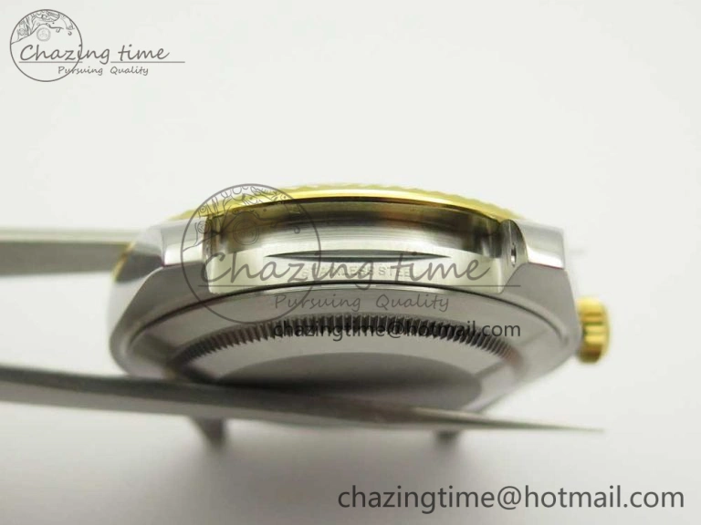 Sleek DateJust 41 126334 904L SS YG DJF 1:1 Best Edition Gold Dial Sticks Markers on SS YG Jubilee Bracelet A 3249