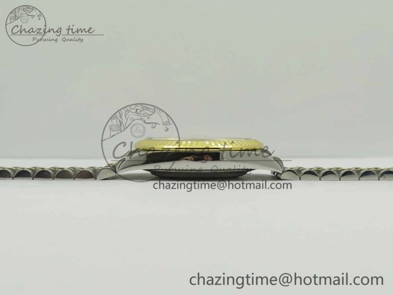DateJust 41 126334 904L SS YG DJF 1:1 Best Edition Silver Dial Stick Markers on SS YG Jubilee Bracelet A Soft 3247