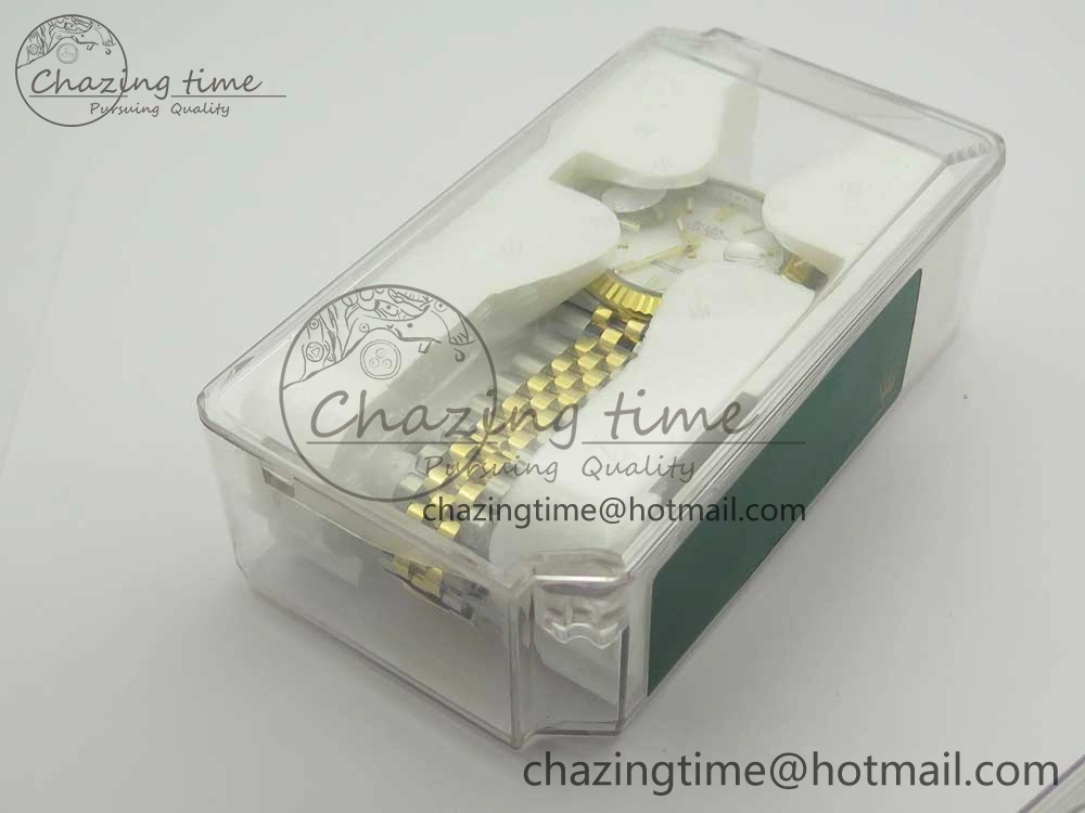 DateJust 41 126334 904L SS YG DJF 1:1 Best Edition Silver Dial Stick Markers on SS YG Jubilee Bracelet A Soft 3247