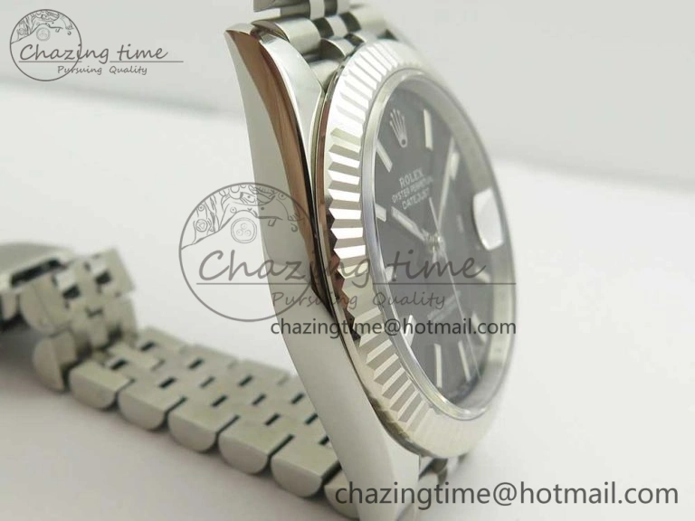 DateJust 41 126334 ARF 1:1 Best Edition 904L Steel Black Dial on Jubilee Bracelet A Trendy 3256
