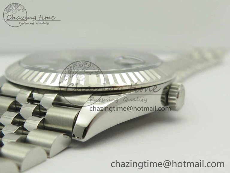 TopPick DateJust 41 126334 ARF 1:1 Best Edition 904L Steel Blue Dial on Jubilee Bracelet A 3254