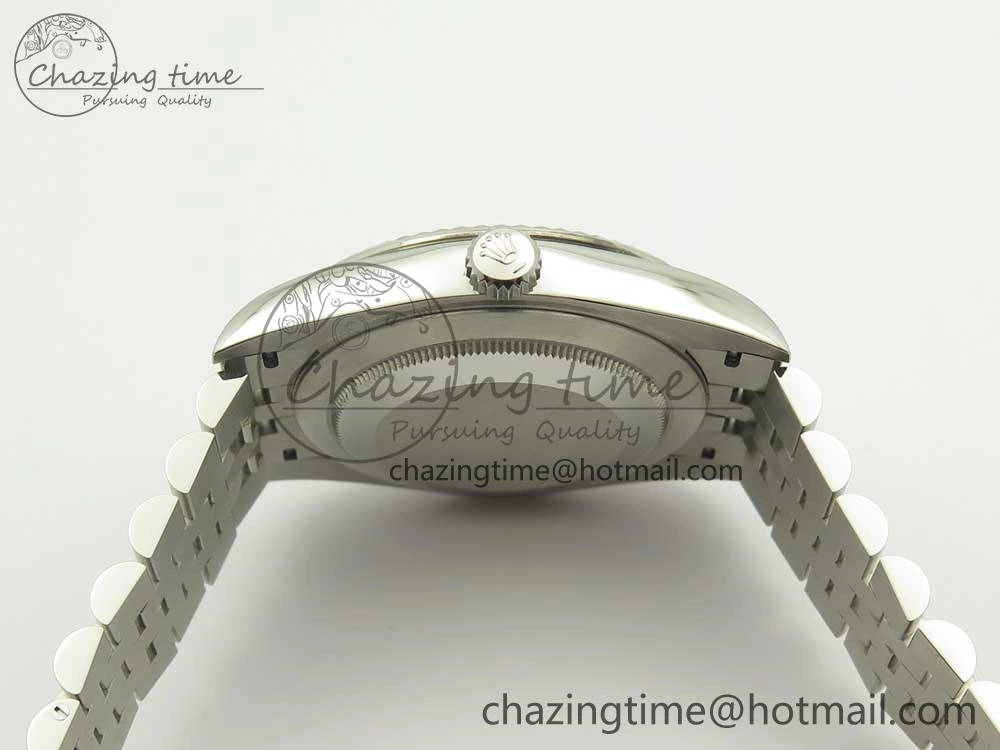Efficient DateJust 41 126334 ARF 1:1 Best Edition 904L Steel Gray Dial on Jubilee Bracelet A 3255