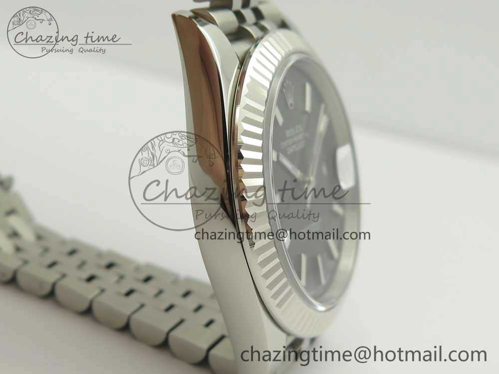 Efficient DateJust 41 126334 ARF 1:1 Best Edition 904L Steel Gray Dial on Jubilee Bracelet A 3255