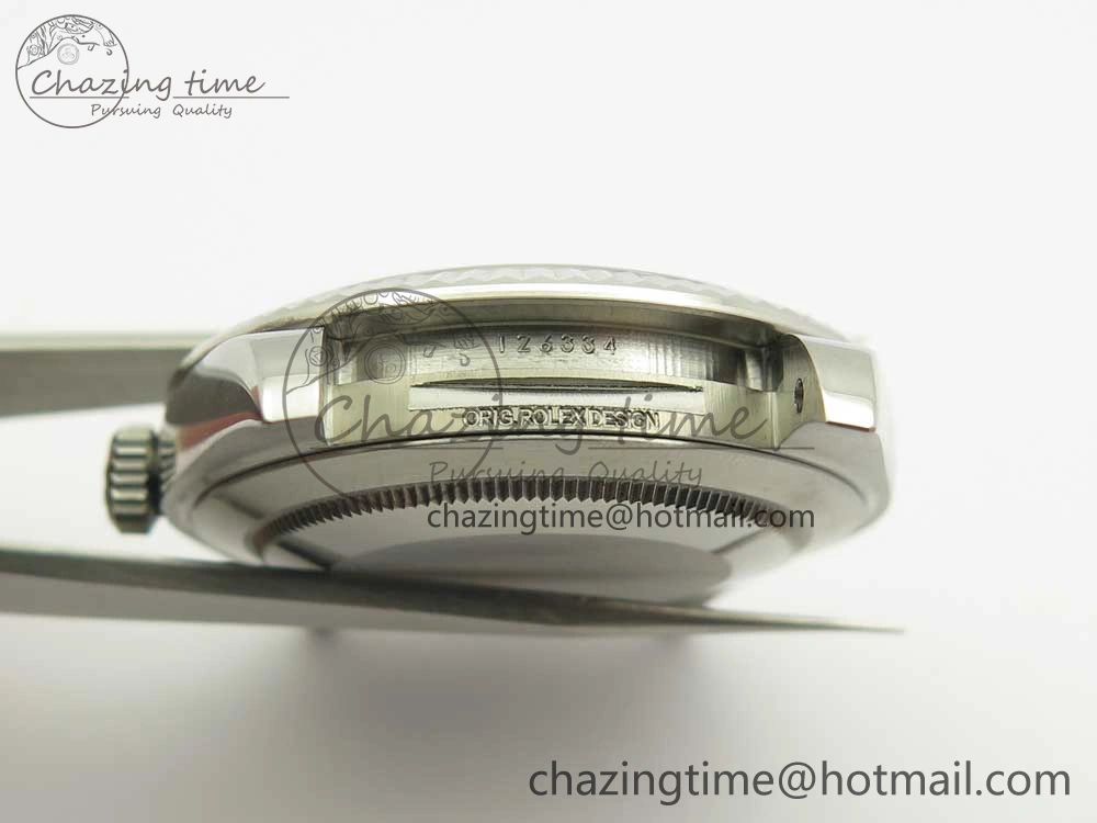 Efficient DateJust 41 126334 ARF 1:1 Best Edition 904L Steel Gray Dial on Jubilee Bracelet A 3255