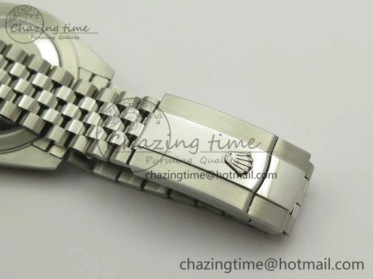 Efficient DateJust 41 126334 ARF 1:1 Best Edition 904L Steel Gray Dial on Jubilee Bracelet A 3255