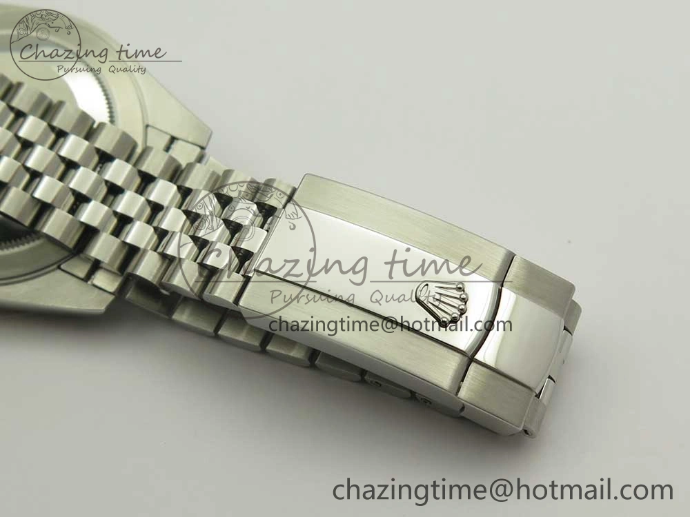 Efficient DateJust 41 126334 ARF 1:1 Best Edition 904L Steel Gray Dial on Jubilee Bracelet A 3255