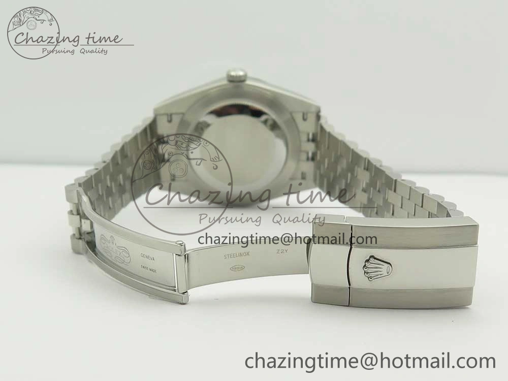 Efficient DateJust 41 126334 ARF 1:1 Best Edition 904L Steel Gray Dial on Jubilee Bracelet A 3255