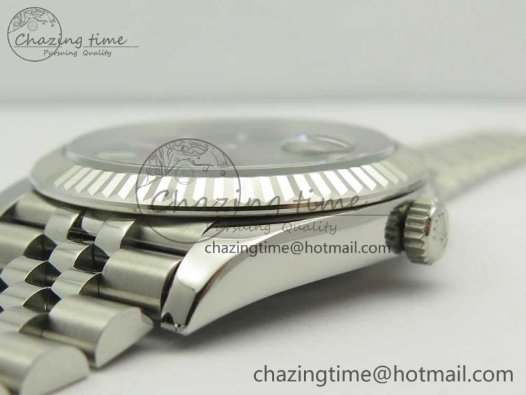 Efficient DateJust 41 126334 ARF 1:1 Best Edition 904L Steel Gray Dial on Jubilee Bracelet A 3255