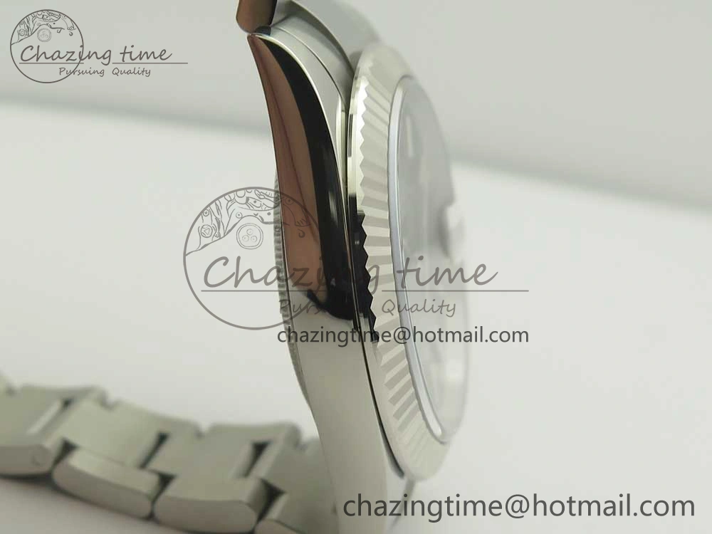DateJust 41 126334 ARF 1:1 Best Edition 904L Steel Gray Dial on Oyster Bracelet A TechFriendly 3314