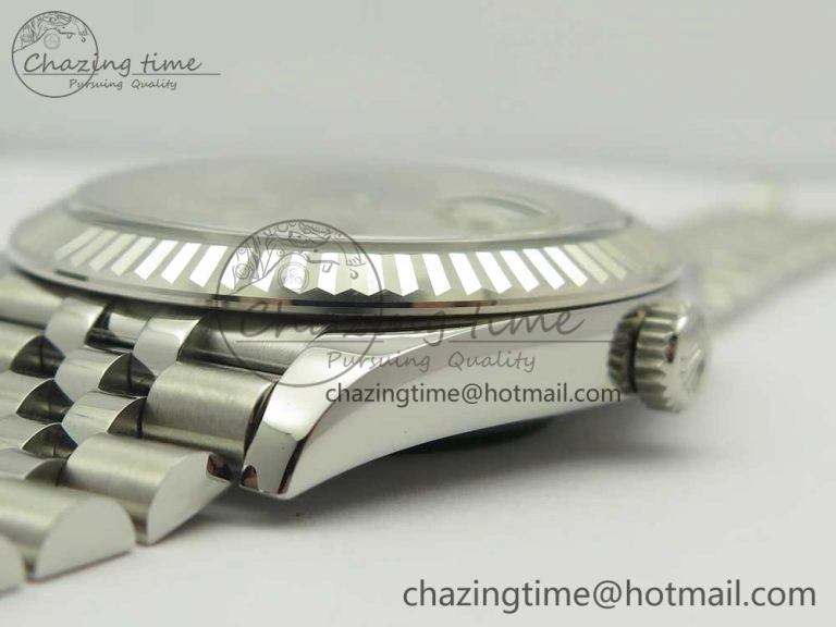 Sleek DateJust 41 126334 ARF 1:1 Best Edition 904L Steel Silver Dial on Jubilee Bracelet A 3251