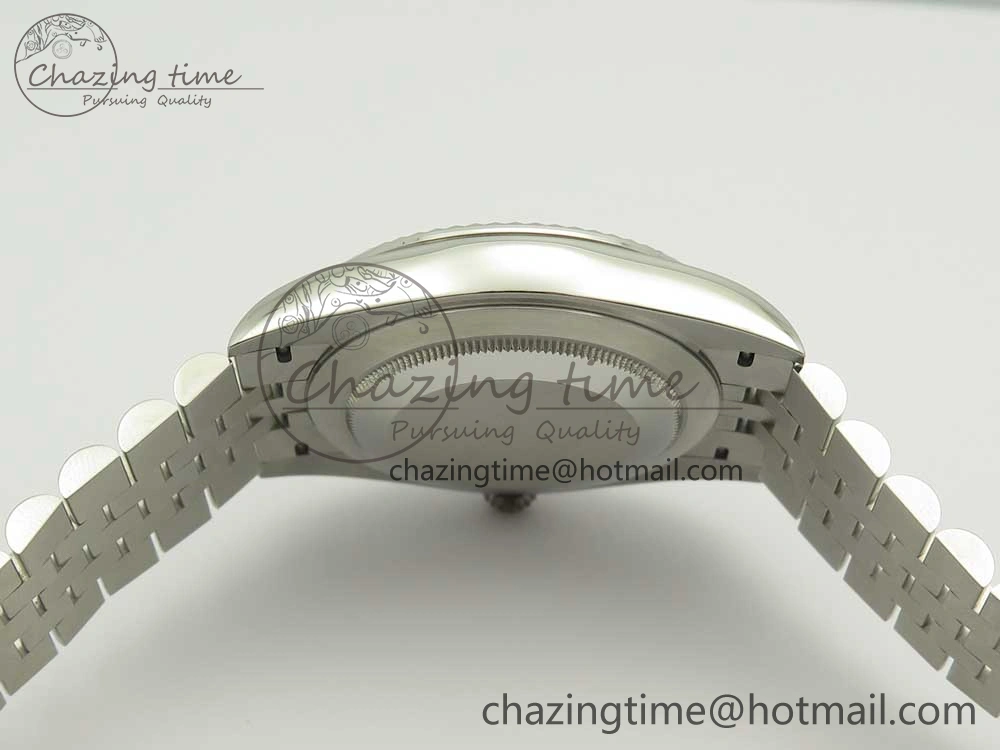 Sleek DateJust 41 126334 ARF 1:1 Best Edition 904L Steel Silver Dial on Jubilee Bracelet A 3251