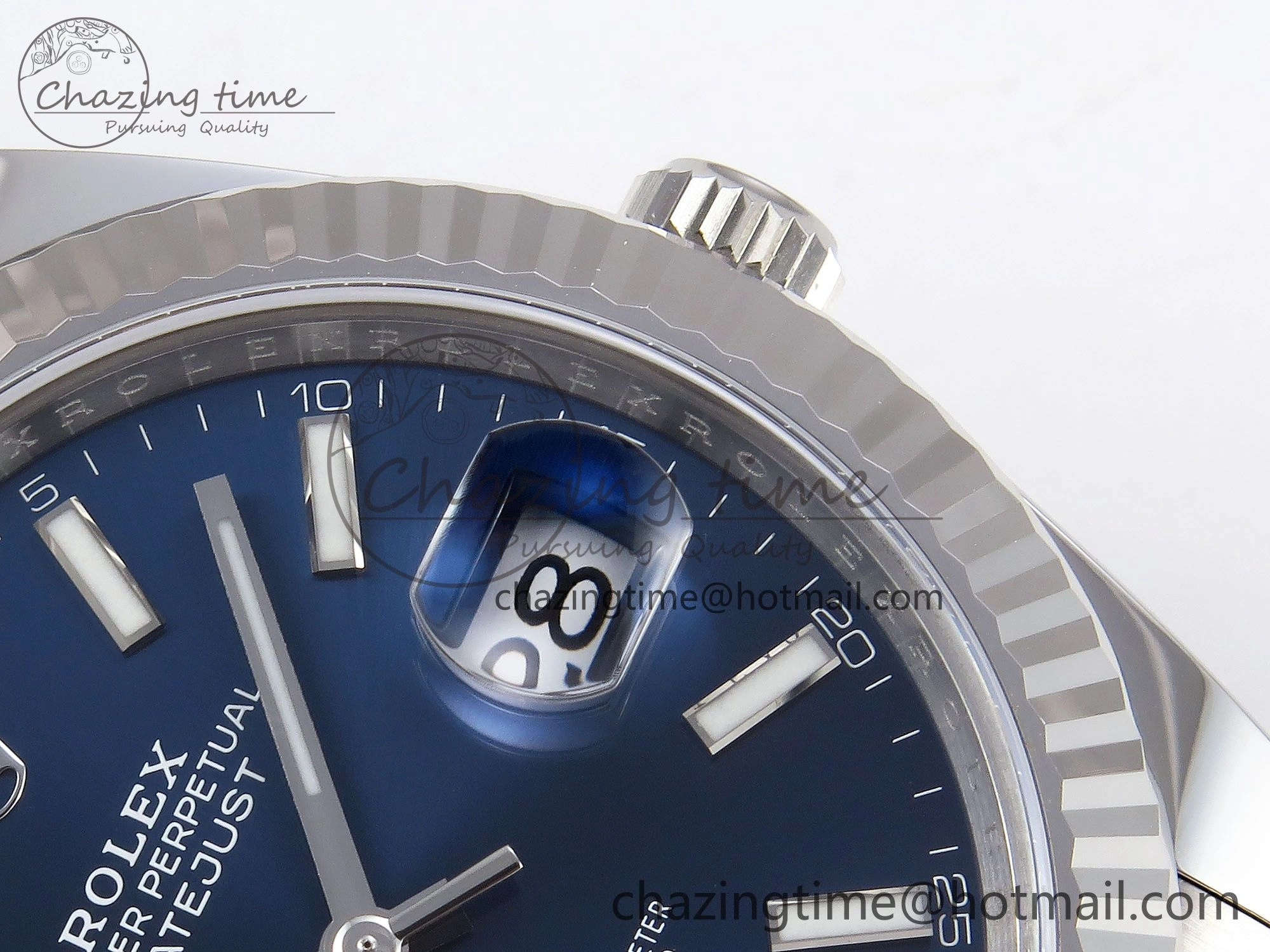 DateJust 41 126334 C+F 1:1 Best Edition 904L Steel Blue Dial on SS Oyster Bracelet VR Timeless 1403