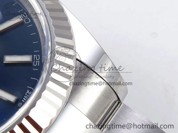 DateJust 41 126334 C+F 1:1 Best Edition 904L Steel Blue Dial on SS Oyster Bracelet VR Timeless 1403