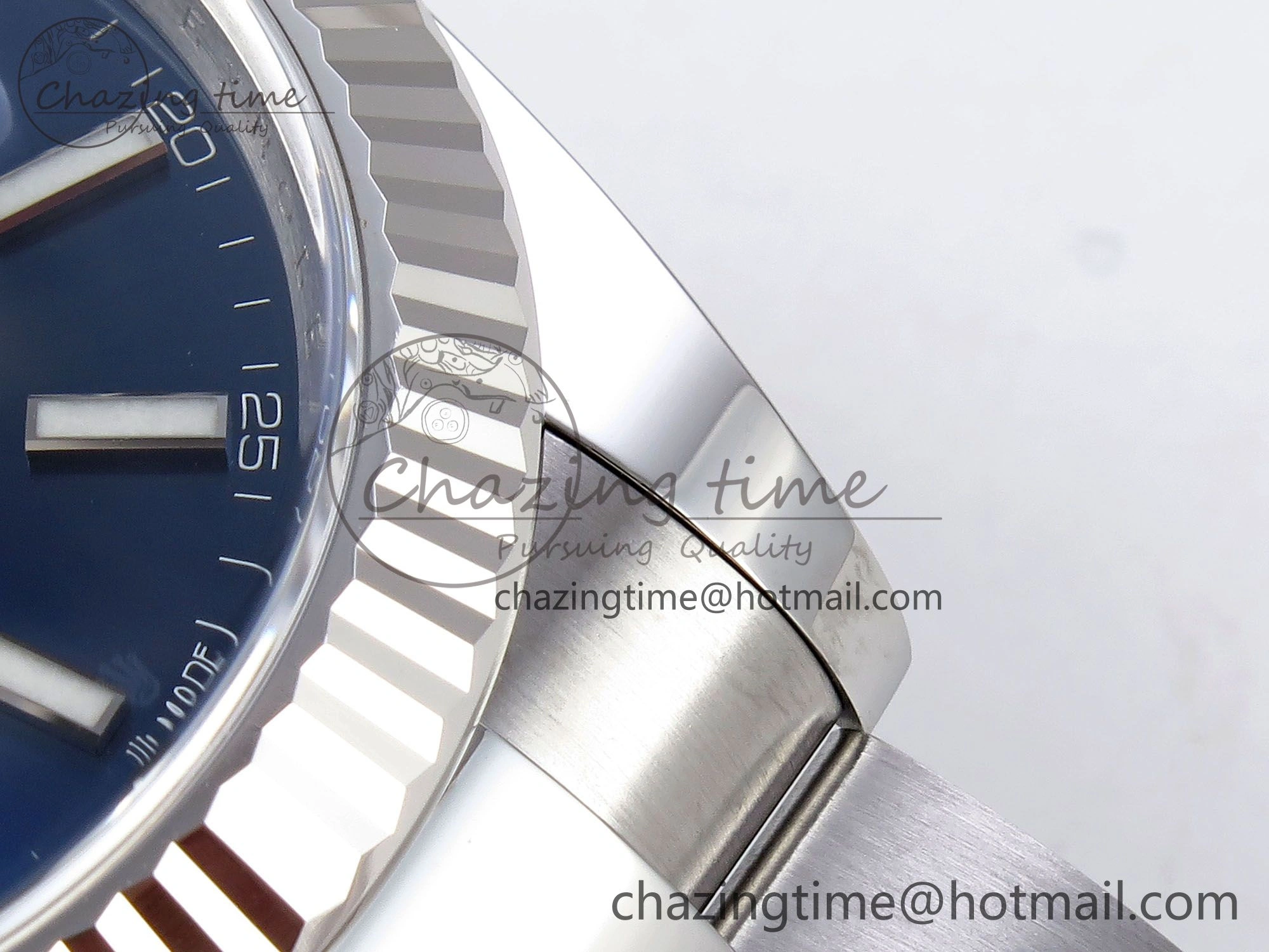 DateJust 41 126334 C+F 1:1 Best Edition 904L Steel Blue Dial on SS Oyster Bracelet VR Timeless 1403