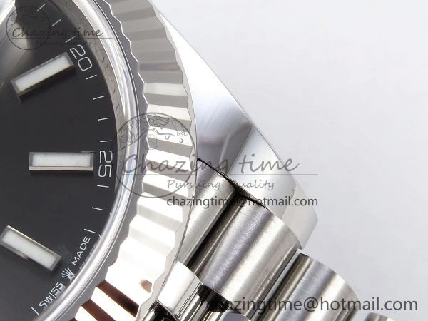 Breathable DateJust 41 126334 C+F 1:1 Best Edition 904L Steel Gray Dial on SS Jubilee Bracelet VR 1391