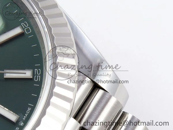 DateJust 41 126334 C+F 1:1 Best Edition 904L Steel Green Dial on SS Jubilee Bracelet VR Upgraded 1392