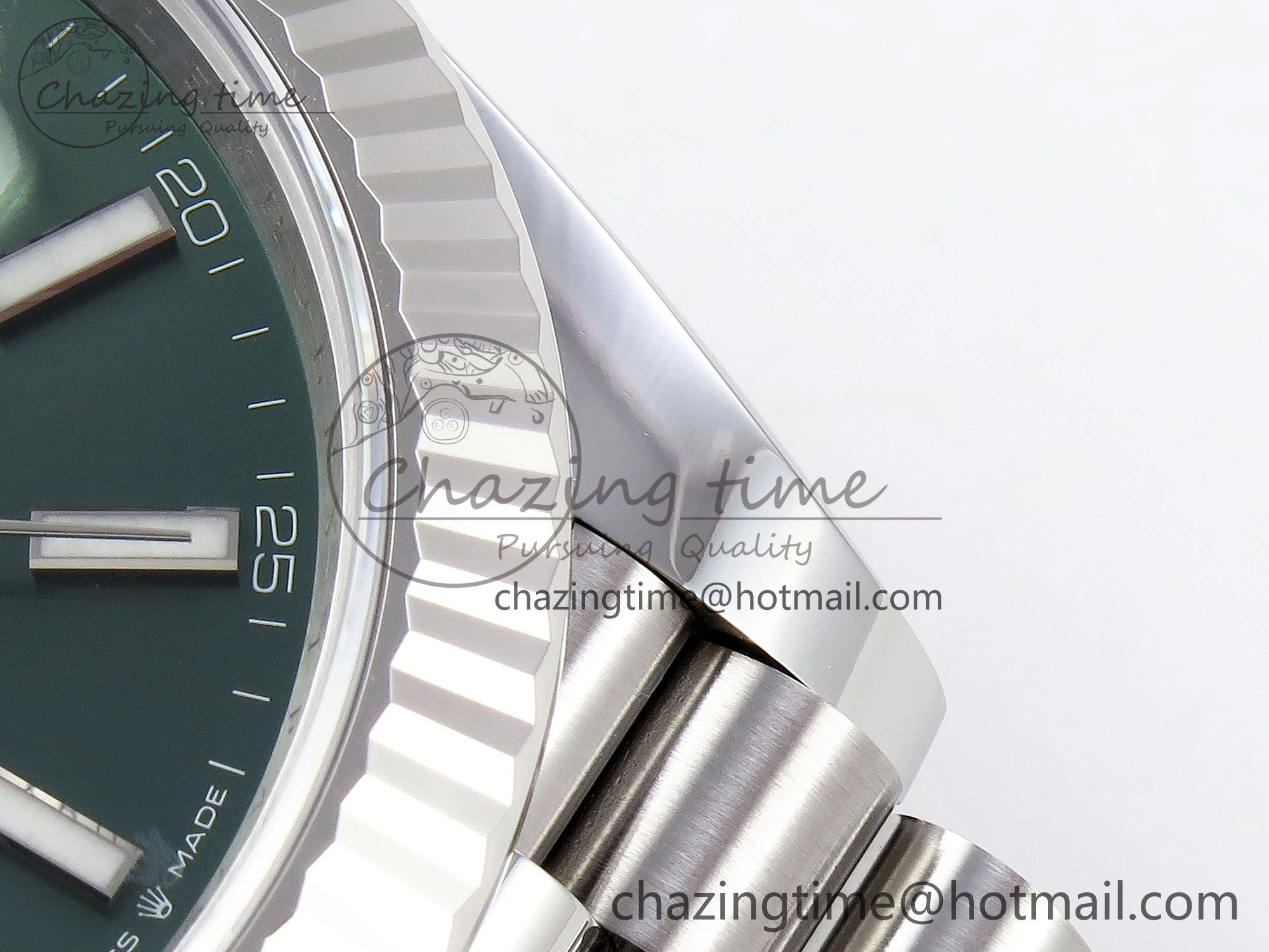 DateJust 41 126334 C+F 1:1 Best Edition 904L Steel Green Dial on SS Jubilee Bracelet VR Upgraded 1392