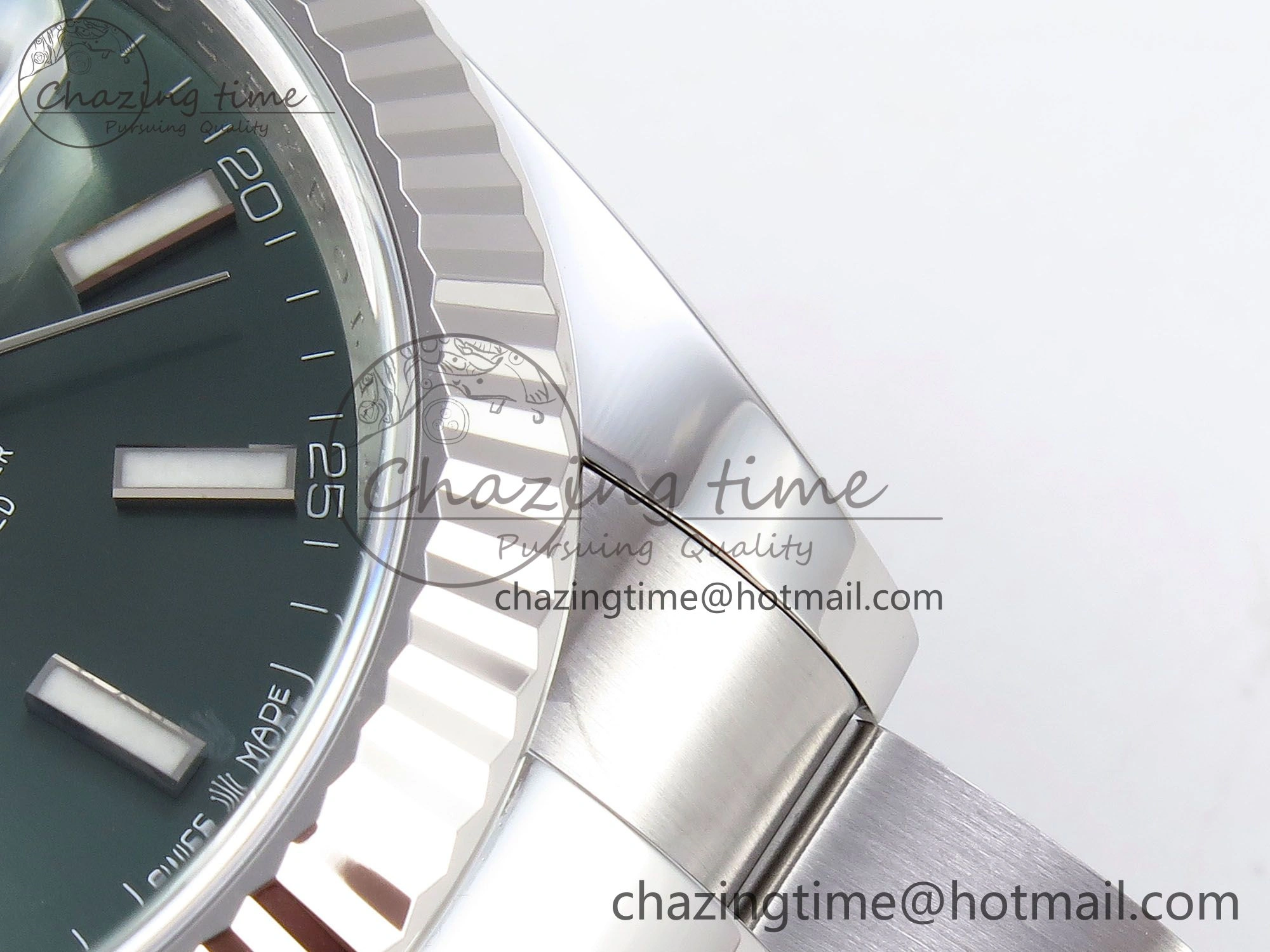 RelaxedFit DateJust 41 126334 C+F 1:1 Best Edition 904L Steel Green Dial on SS Oyster Bracelet VR 1401