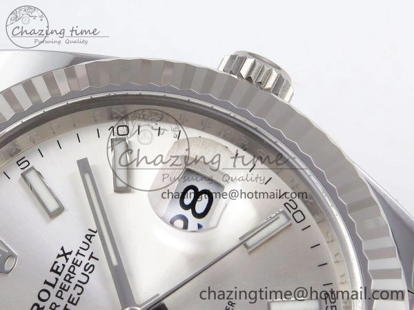Soft DateJust 41 126334 C+F 1:1 Best Edition 904L Steel Silver Dial on SS Jubilee Bracelet VR 1389