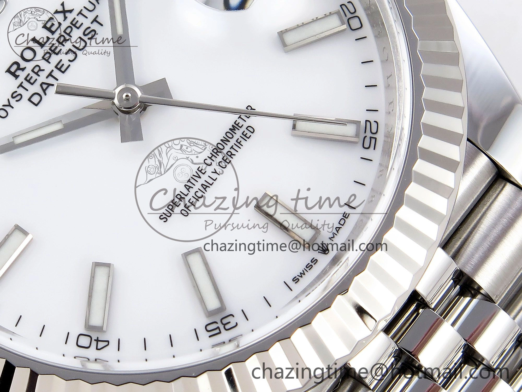 DateJust 41 126334 C+F 1:1 Best Edition 904L Steel White Dial on SS Jubilee Bracelet VR WrinkleFree 1388