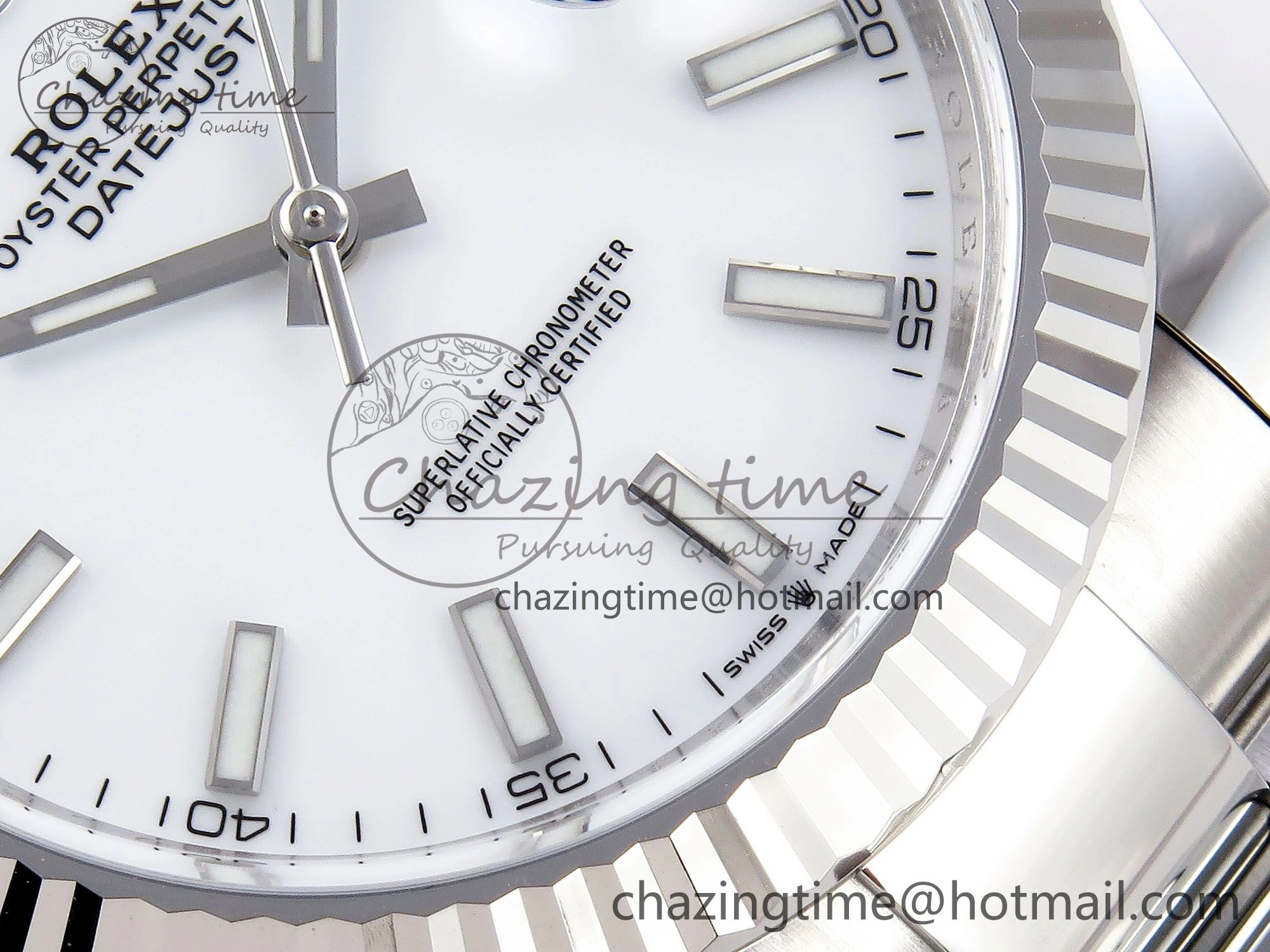 Neat DateJust 41 126334 C+F 1:1 Best Edition 904L Steel White Dial on SS Oyster Bracelet VR 1398