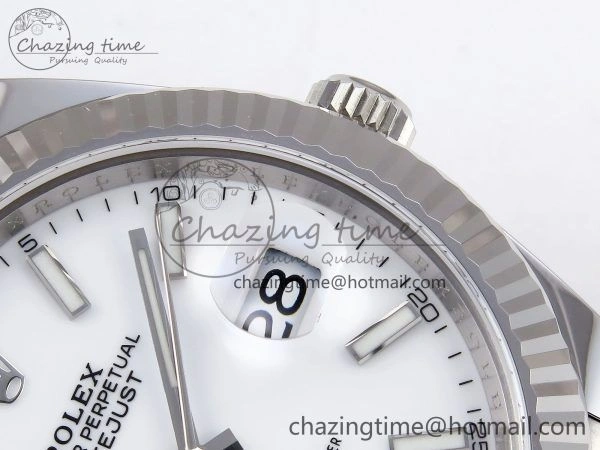 Neat DateJust 41 126334 C+F 1:1 Best Edition 904L Steel White Dial on SS Oyster Bracelet VR 1398