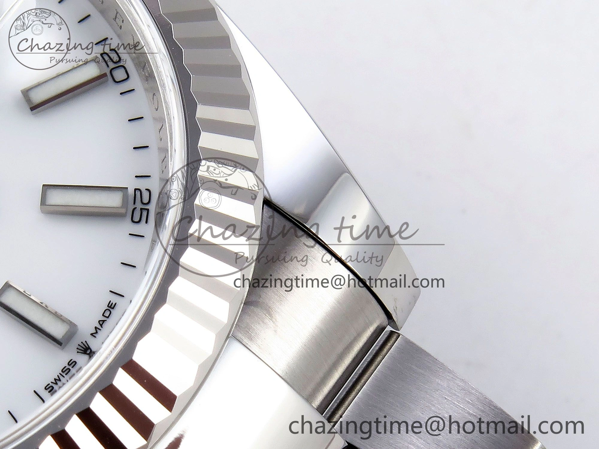 Neat DateJust 41 126334 C+F 1:1 Best Edition 904L Steel White Dial on SS Oyster Bracelet VR 1398