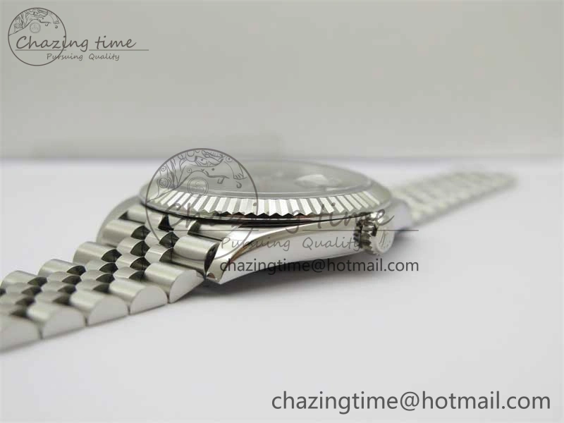 Flexible DateJust 41 126334 Clean 1:1 Best Edition 904L Steel Black Stick Dial on Jubilee Bracelet VR 2466