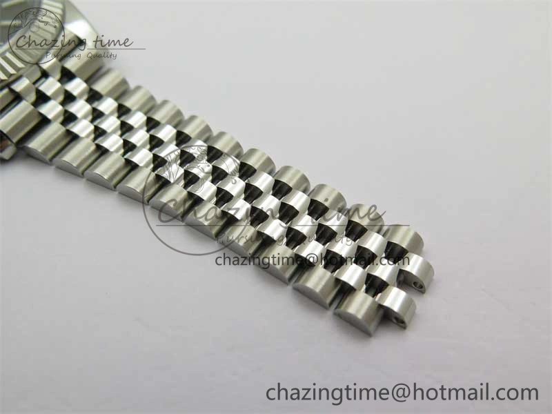 Flexible DateJust 41 126334 Clean 1:1 Best Edition 904L Steel Black Stick Dial on Jubilee Bracelet VR 2466