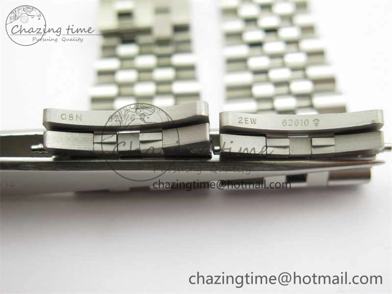 Flexible DateJust 41 126334 Clean 1:1 Best Edition 904L Steel Black Stick Dial on Jubilee Bracelet VR 2466