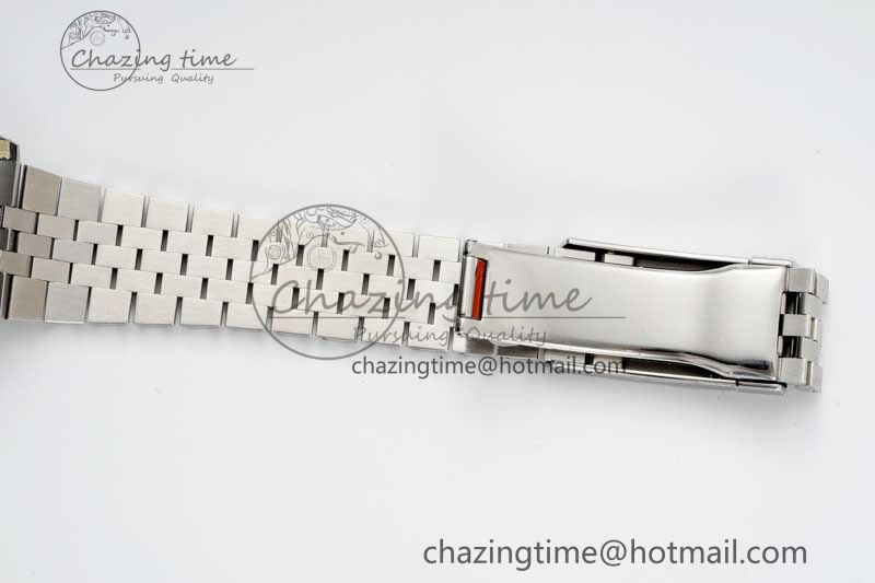 WeatherProof DateJust 41 126334 Clean 1:1 Best Edition 904L Steel Blue Stick Dial on Jubilee Bracelet VR 2436