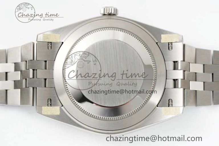 WeatherProof DateJust 41 126334 Clean 1:1 Best Edition 904L Steel Blue Stick Dial on Jubilee Bracelet VR 2436