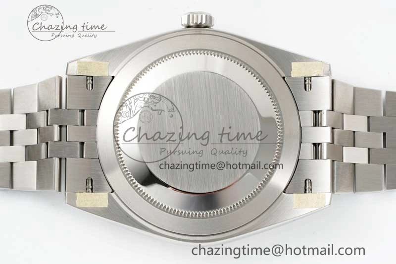 WeatherProof DateJust 41 126334 Clean 1:1 Best Edition 904L Steel Blue Stick Dial on Jubilee Bracelet VR 2436