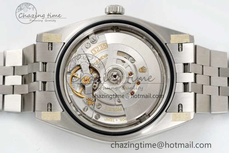 WeatherProof DateJust 41 126334 Clean 1:1 Best Edition 904L Steel Blue Stick Dial on Jubilee Bracelet VR 2436