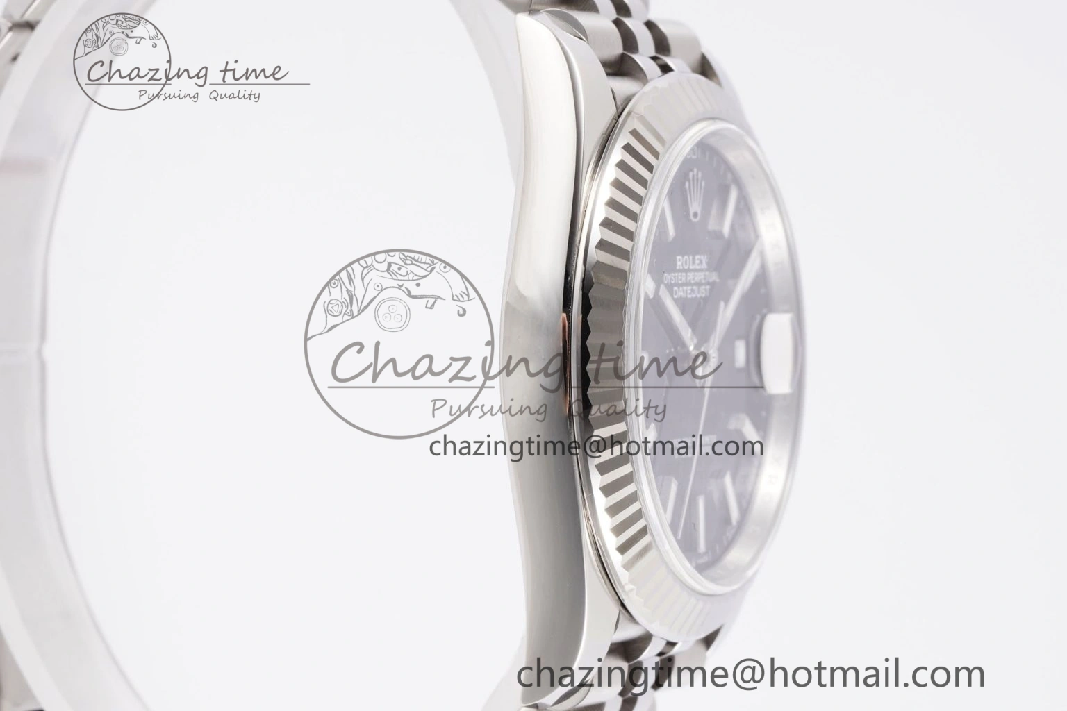 DateJust 41 126334 Clean 1:1 Best Edition 904L Steel Blue Texuted Dial on Jubilee Bracelet VR EasyCare 1991