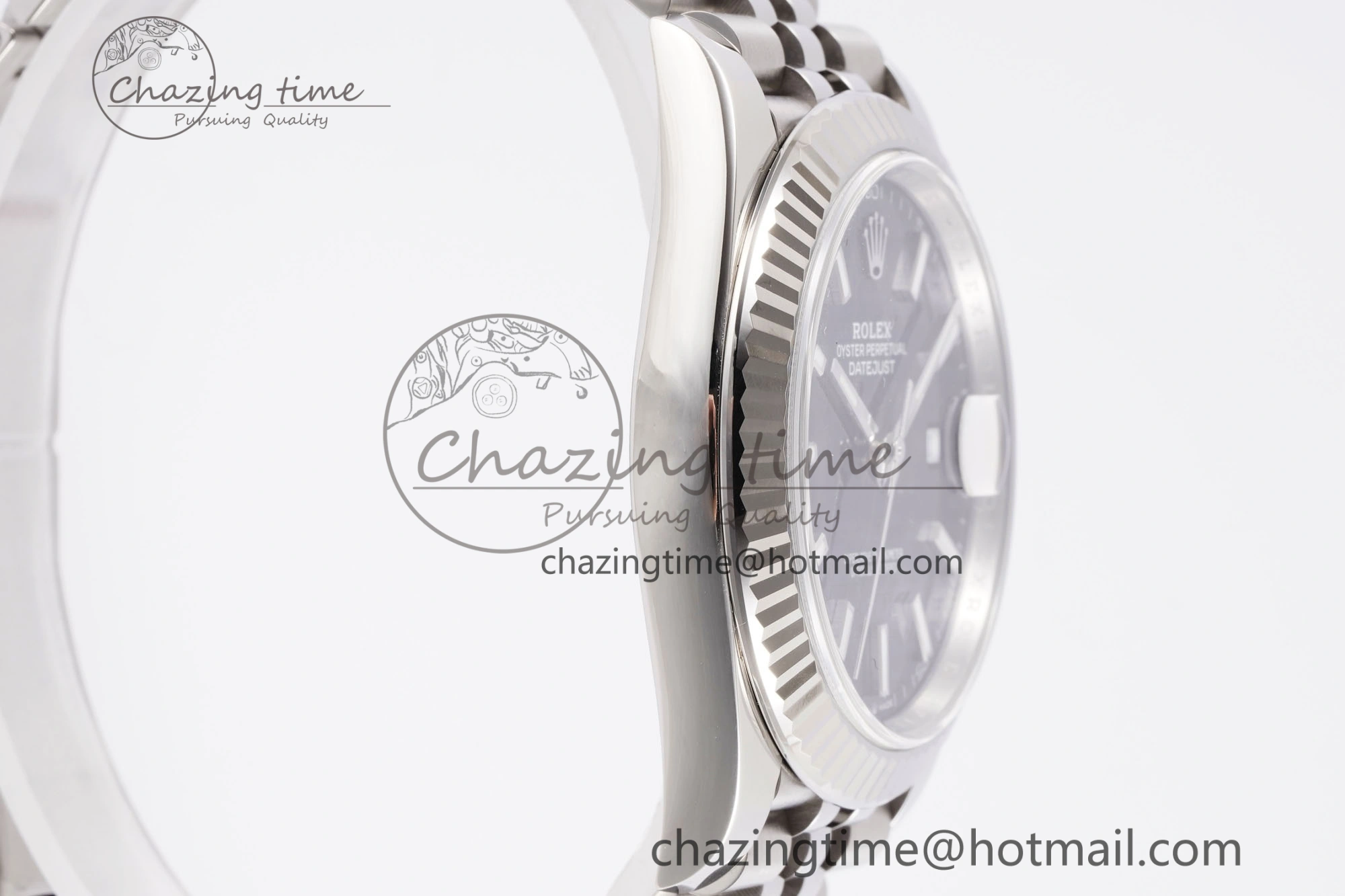DateJust 41 126334 Clean 1:1 Best Edition 904L Steel Blue Texuted Dial on Jubilee Bracelet VR EasyCare 1991