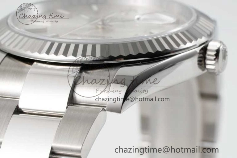 DateJust 41 126334 Clean 1:1 Best Edition 904L Steel Silver Stick Dial on Oyster Bracelet VR Trendy 2434