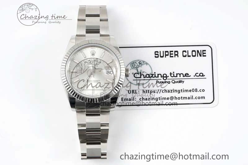 DateJust 41 126334 Clean 1:1 Best Edition 904L Steel Silver Stick Dial on Oyster Bracelet VR Trendy 2434