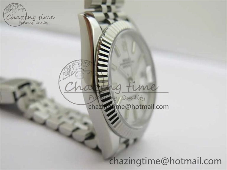 MultiPurpose DateJust 41 126334 Clean 1:1 Best Edition 904L Steel White Stick Dial on Jubilee Bracelet VR 2465