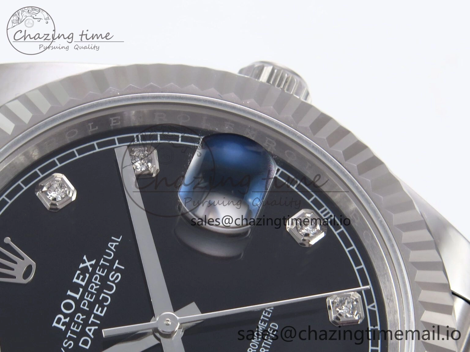 DateJust 41 126334 EWEF Best Edition Black Diamonds Dial on Jubilee Bracelet A Sporty 1050