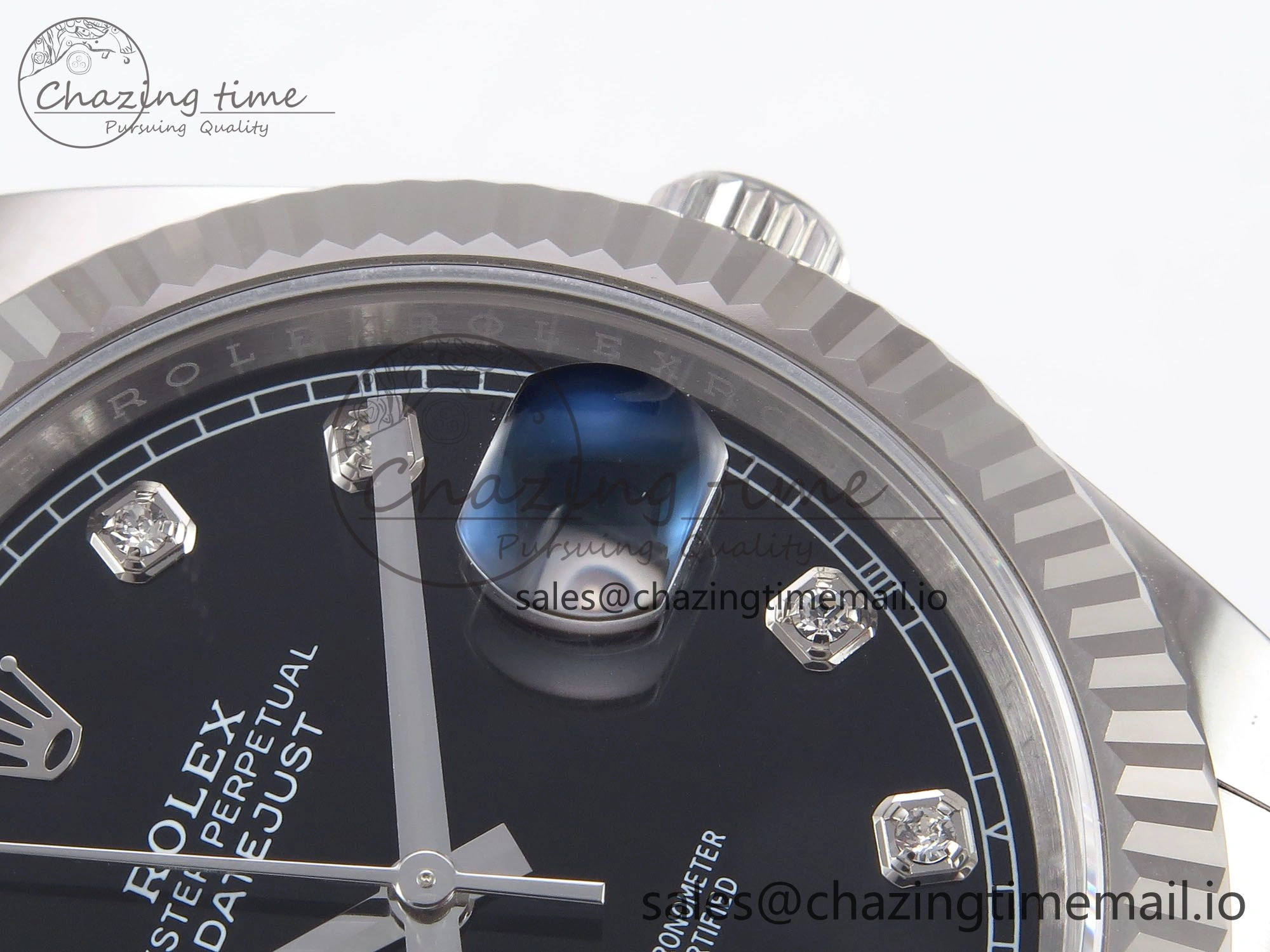 DateJust 41 126334 EWEF Best Edition Black Diamonds Dial on Oyster Bracelet A Timeless 1058