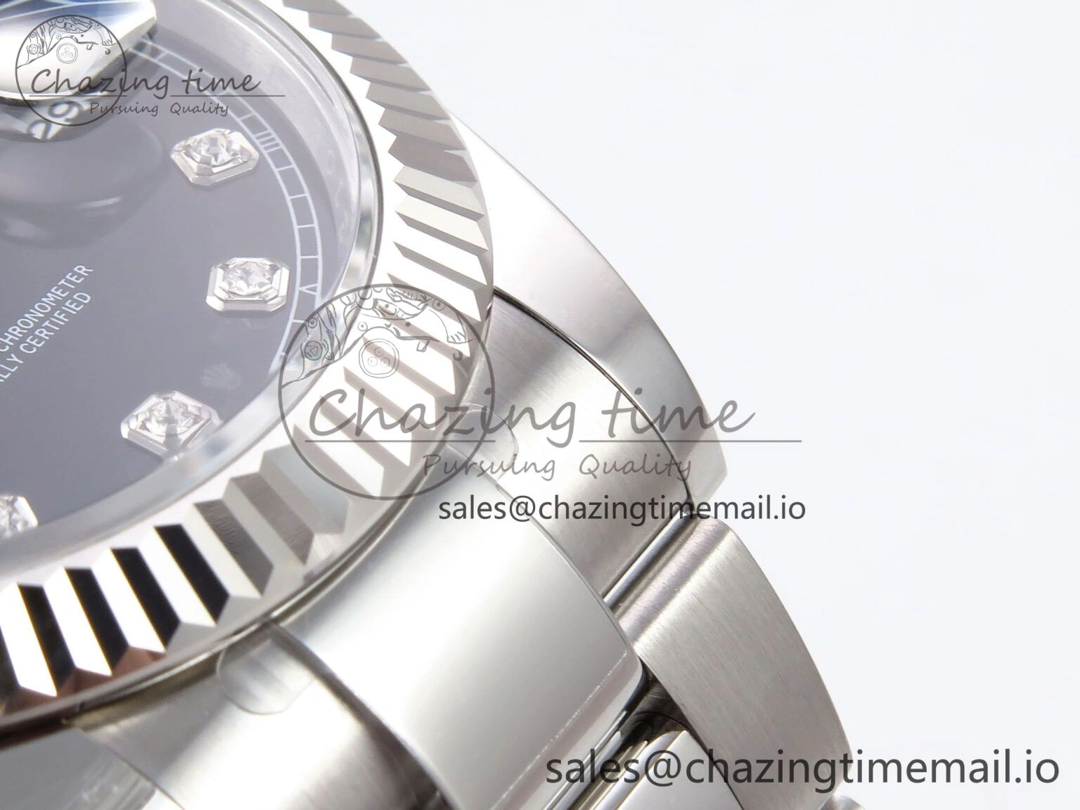 DateJust 41 126334 EWEF Best Edition Black Diamonds Dial on Oyster Bracelet A Timeless 1058