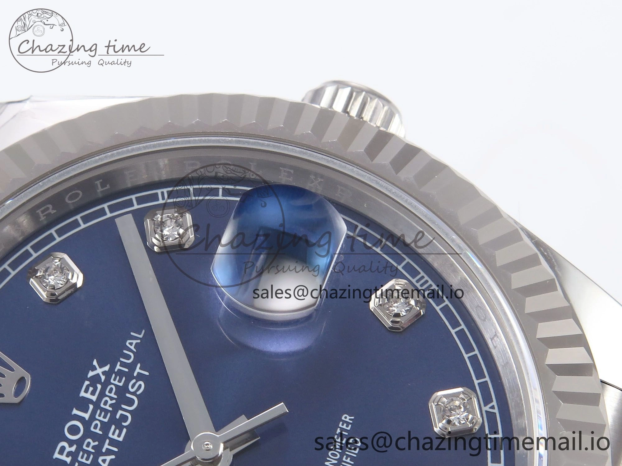 FlexibleFit DateJust 41 126334 EWEF Best Edition Blue Diamonds Dial on Jubilee Bracelet A 1040