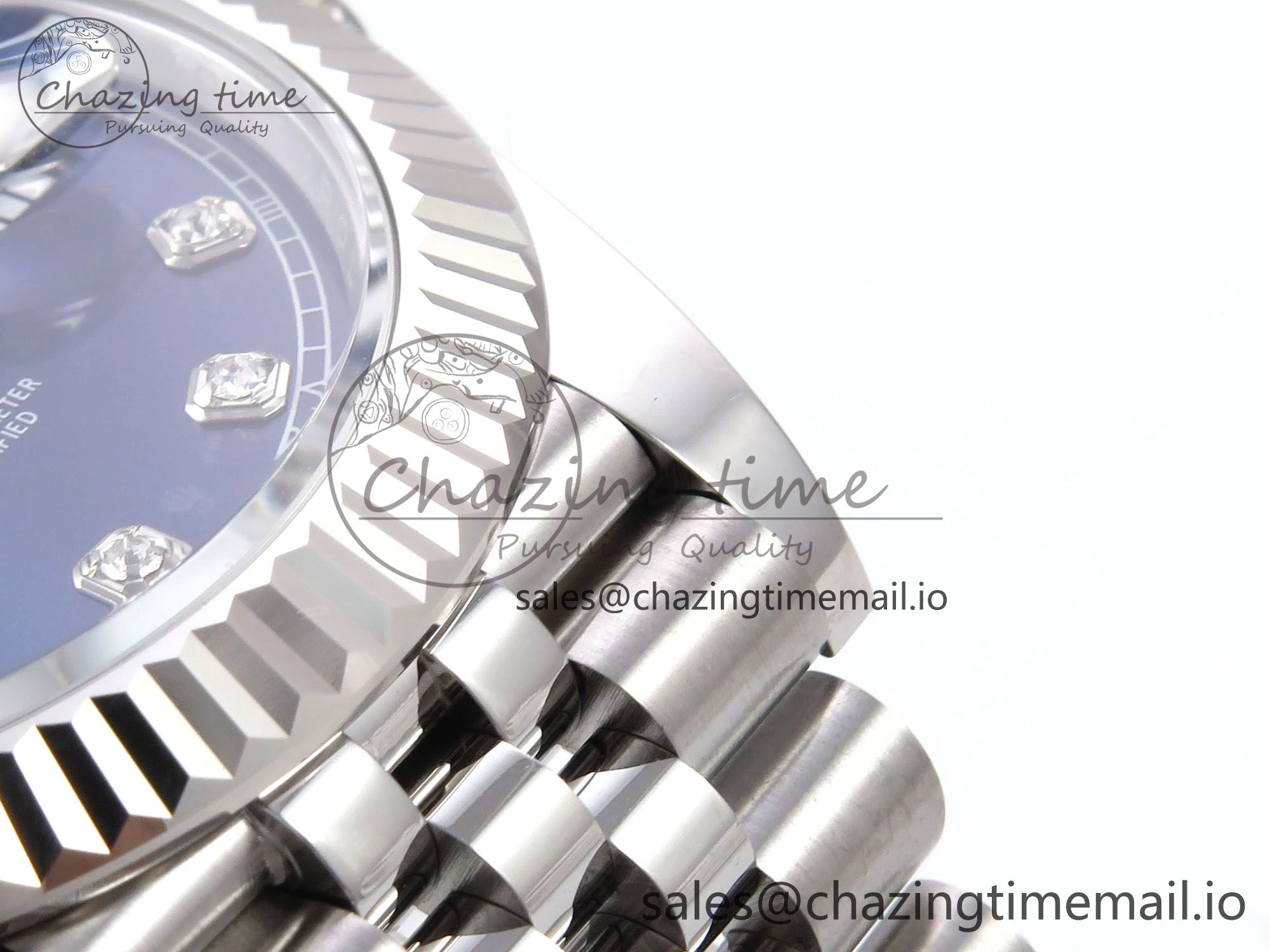 FlexibleFit DateJust 41 126334 EWEF Best Edition Blue Diamonds Dial on Jubilee Bracelet A 1040