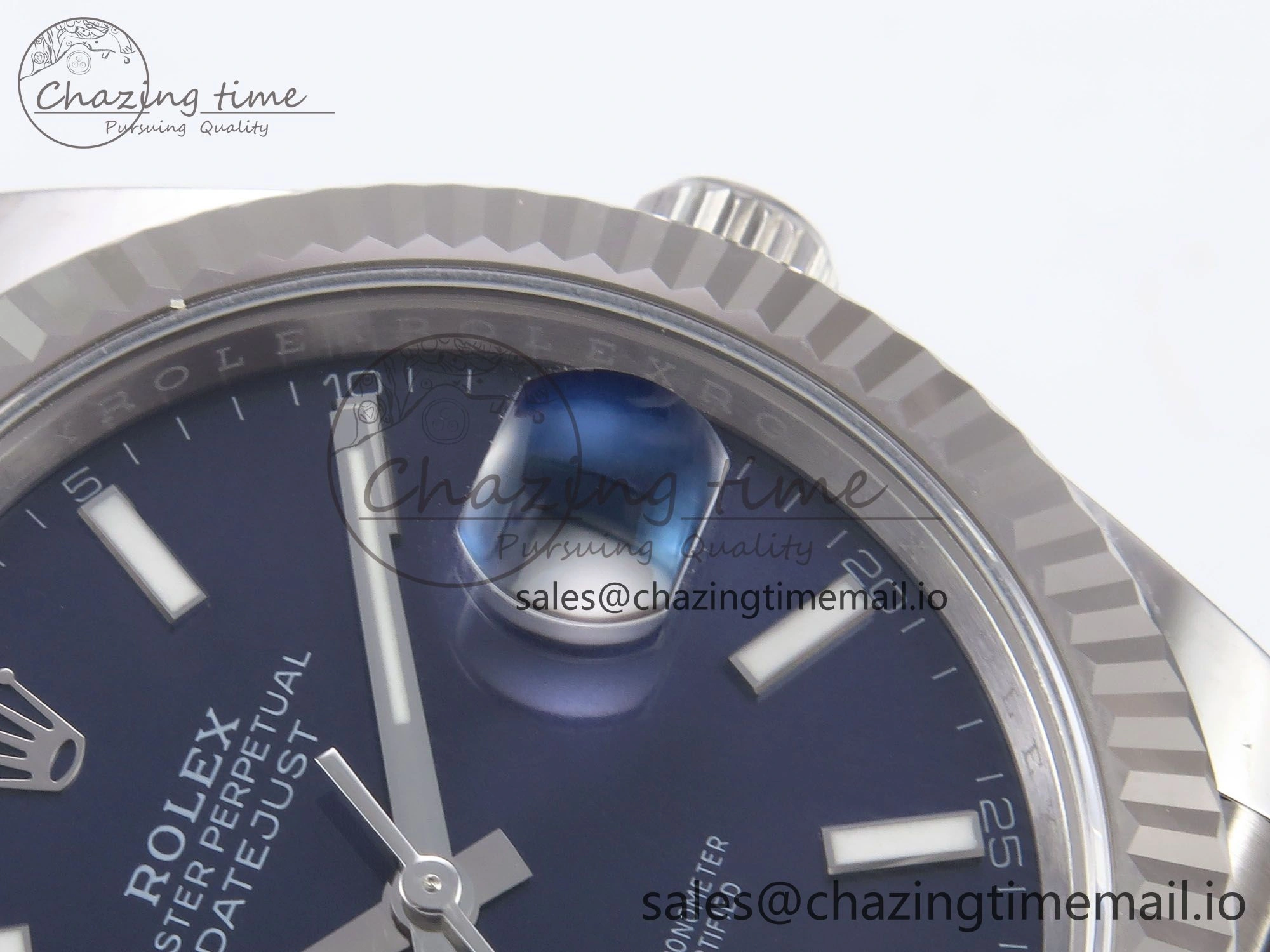 DateJust 41 126334 EWEF Best Edition Blue Stick Dial on Jubilee Bracelet A Bold 1041