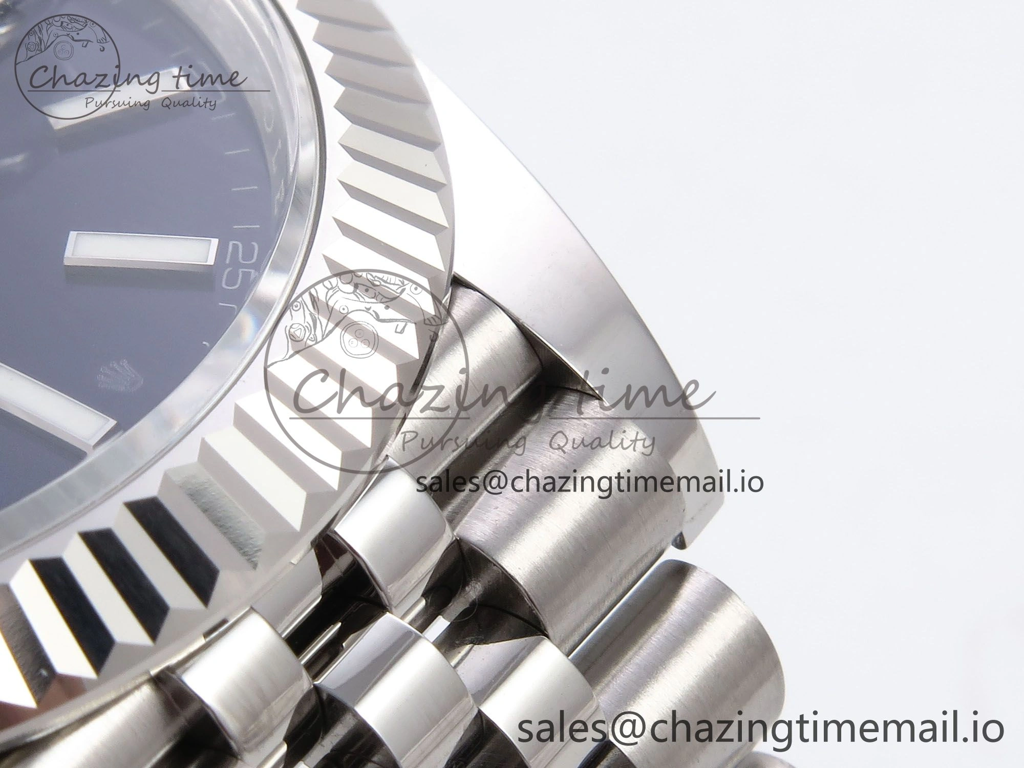 DateJust 41 126334 EWEF Best Edition Blue Stick Dial on Jubilee Bracelet A Bold 1041