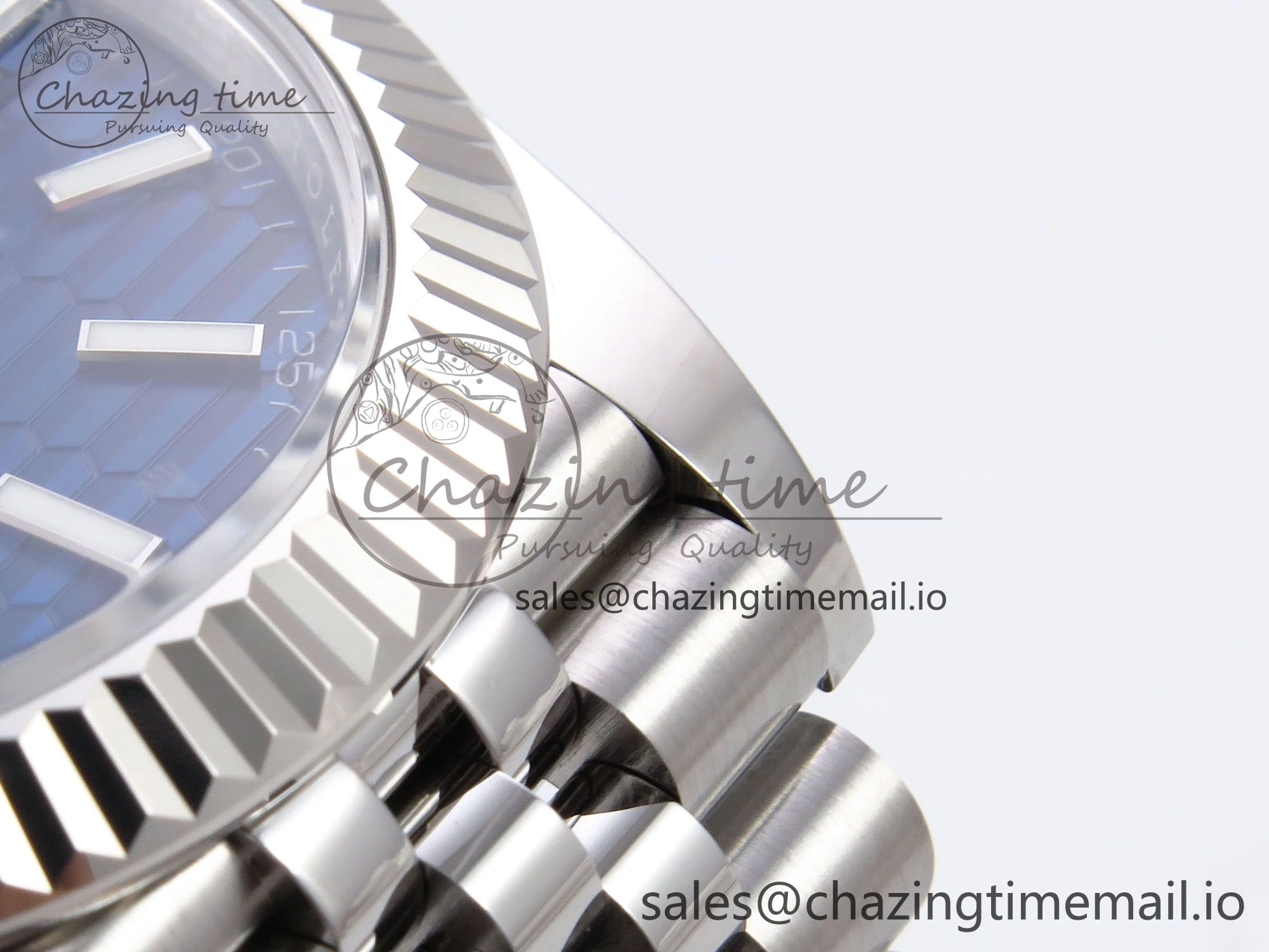 Neat DateJust 41 126334 EWEF Best Edition Blue Textured Dial on Jubilee Bracelet A 1044