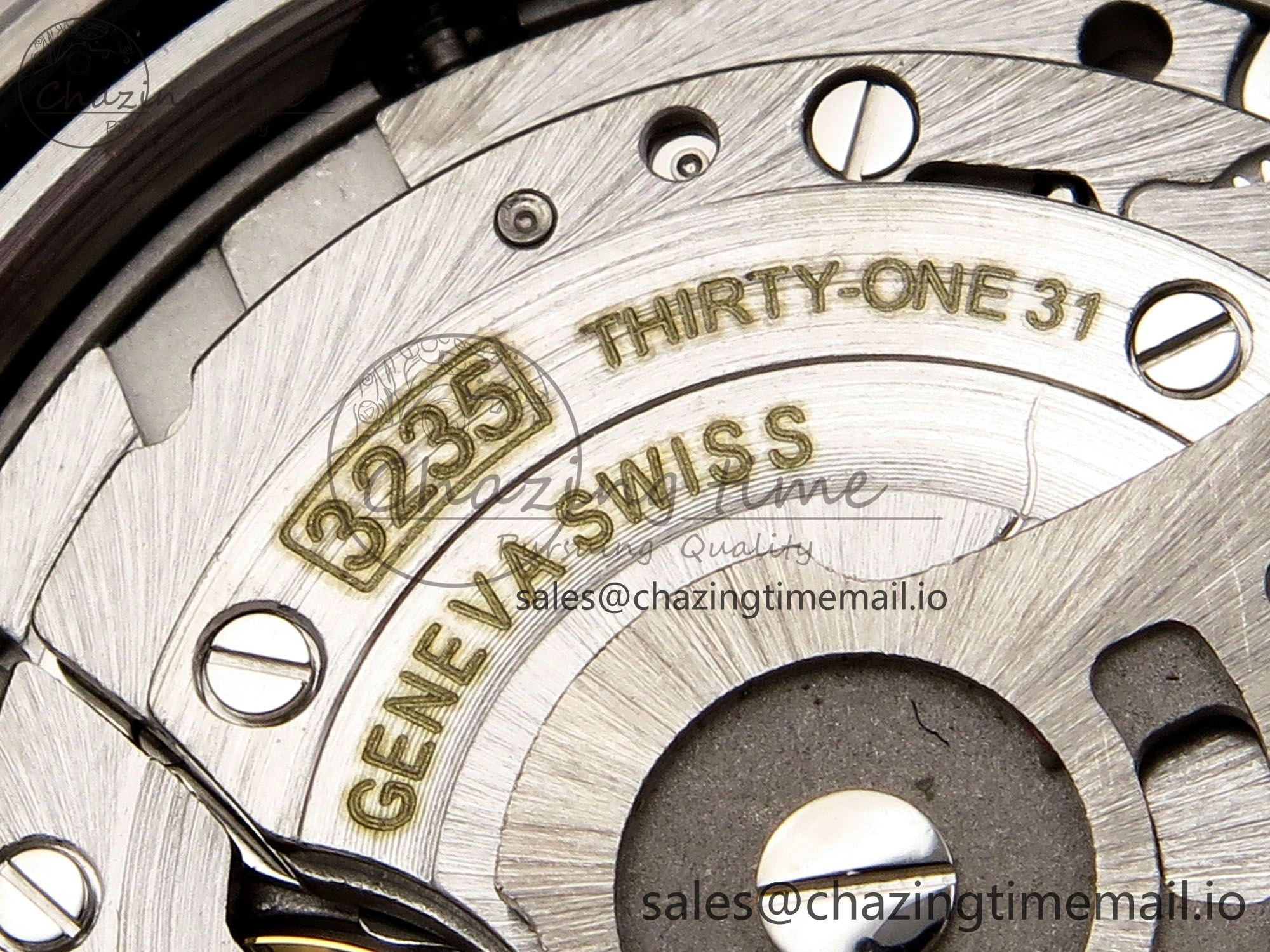 DateJust 41 126334 EWEF Best Edition Gray Dial Green Roman on Oyster Bracelet A Premium 1054